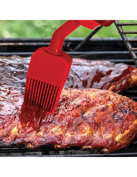 Botella de Basting de Silicona Norpro 8669 388ml Roja