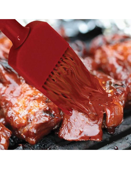 Botella de Basting de Silicona Norpro 8669 388ml Roja