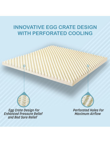 Colchón de Láttex Orgánico Turmerry Doble Suave 3.56 cm