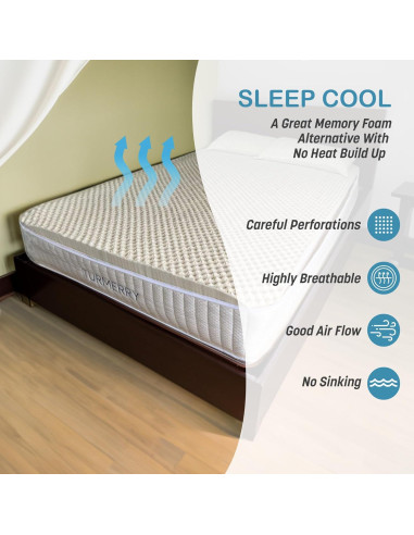 Colchón de Láttex Orgánico Turmerry Doble Suave 3.56 cm