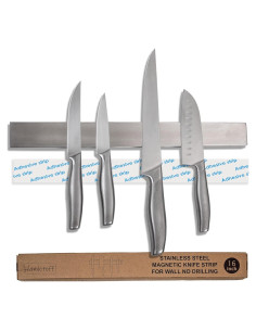 Soporte Magnético para Cuchillos Hamletoff 40.64 cm Acero Inoxidable