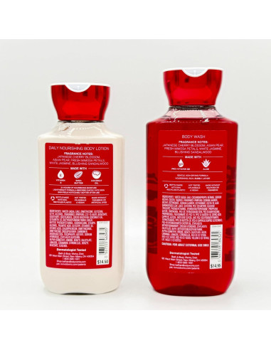 Set Gel de Ducha y Loción Corporal Bath and Body Works 531 ml