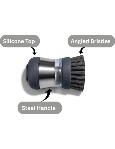Cepillo dispensador de jabón Genérico con cerdas anguladas