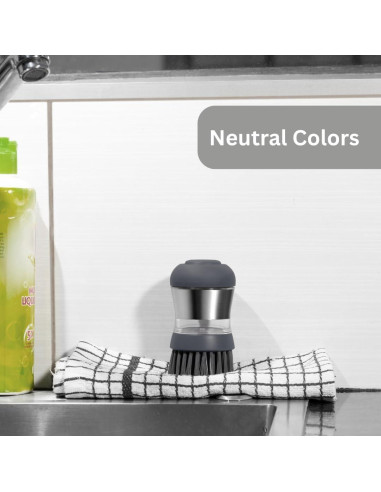 Cepillo dispensador de jabón Genérico con cerdas anguladas