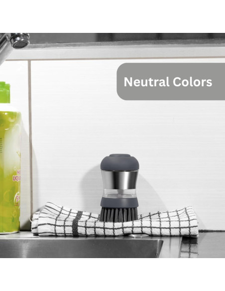 Cepillo dispensador de jabón Genérico con cerdas anguladas