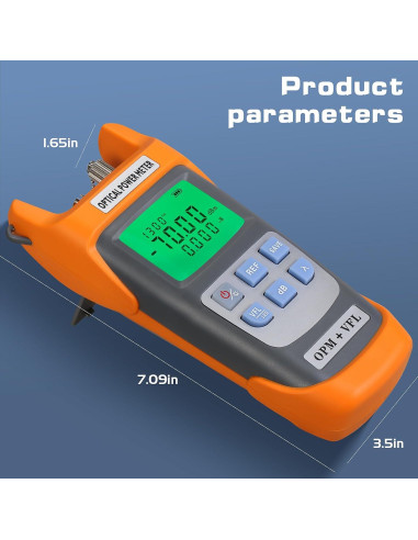 Medidor de Potencia Óptica SAIVXIAN G710B 30-70~+10dBm