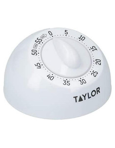 Temporizador de Cocina Mecánico Taylor 60 Minutos Blanco