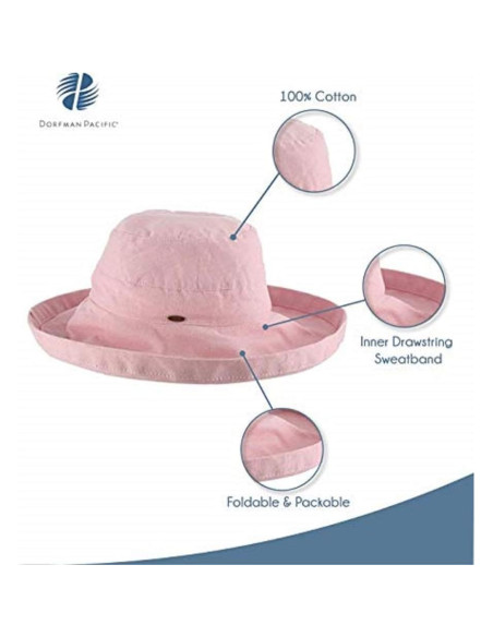 Sombrero de Algodón Aqua Scala para Mujeres UPF 50+