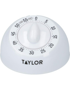 Temporizador de Cocina Mecánico Taylor 60 Minutos Blanco 2