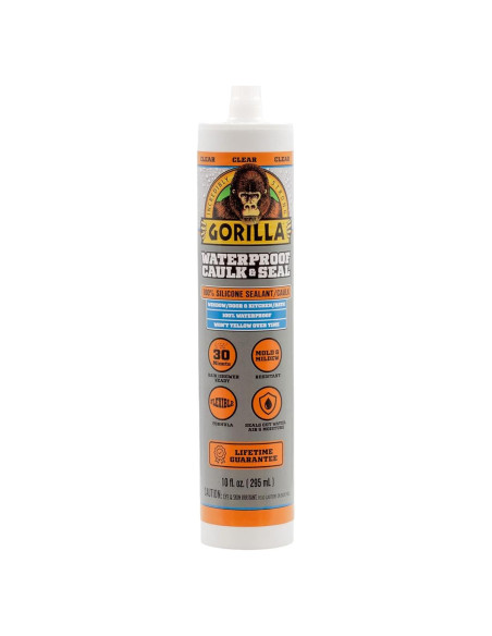 Sellador de Silicona Impermeable Gorilla 300ml Transparente