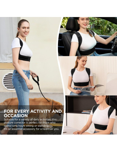 Corrector de Postura Vicorrect Ajustable para Espalda - Unisex