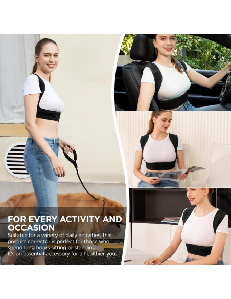 Corrector de Postura Vicorrect Ajustable para Espalda - Unisex