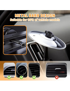 Cymbal de coche ZERIKWON - Accesorio de entretenimiento plata 2