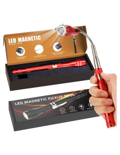 Herramienta de Recogida Magnética Kuchey con Luz LED Roja