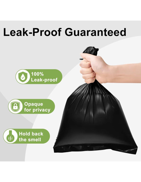 Bolsas de Desechos para Perros Toplive 240 Unidades Negras