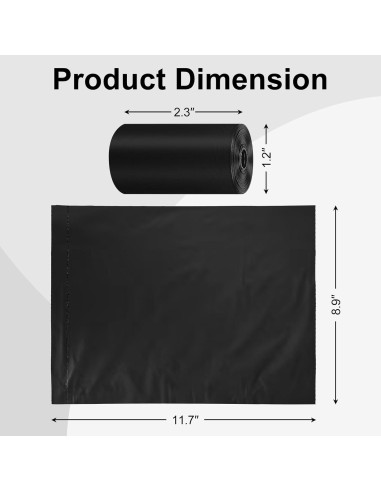 Bolsas de Desechos para Perros Toplive 240 Unidades Negras