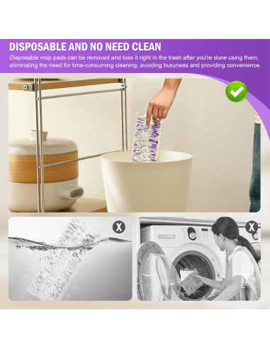 15 Recargas Almohadillas Desechables Mopa PowerMop Fenkabs