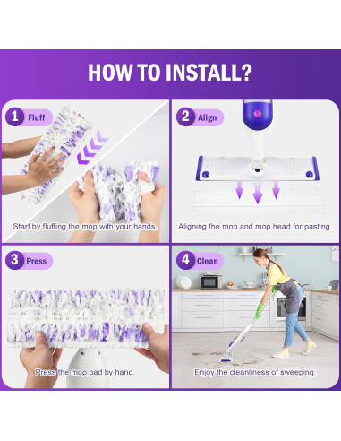 15 Recargas Almohadillas Desechables Mopa PowerMop Fenkabs