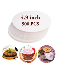Hojas de papel para hamburguesas Meykers 500 piezas 12.7 cm