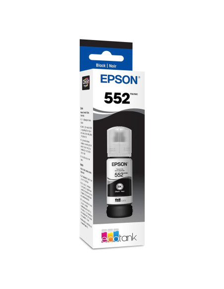 Tinta Botella EcoTank Epson 552 Negra 70 mL para ET-8500/ET-8550