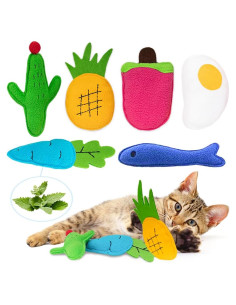 Juguetes de Catnip AWOOF para Gatos - Paquete de 6 Interactivos