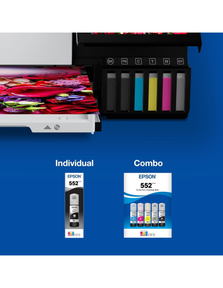 Tinta Botella EcoTank Epson 552 Negra 70 mL para ET-8500/ET-8550