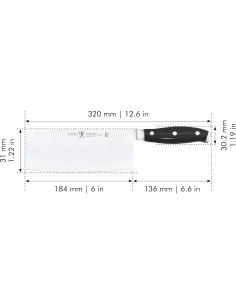 Cuchillo de Carne Forjado Henckels 15 cm Acero Inoxidable 2