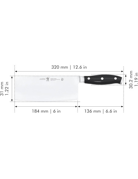 Cuchillo de Carne Forjado Henckels 15 cm Acero Inoxidable