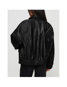 Chaqueta de Cuero Sintético PRETTYGARDEN para Mujeres - Oversized 2