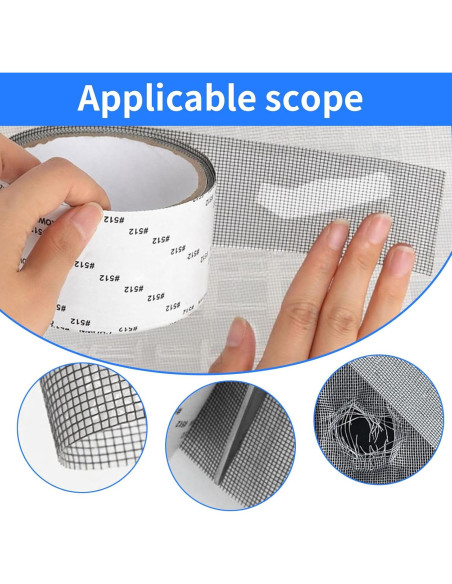 Cinta de Reparación de Pantalla Benksaas 5x200 cm Autoadhesiva