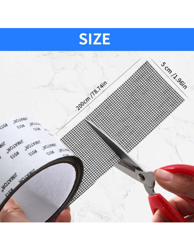 Cinta de Reparación de Pantalla Benksaas 5x200 cm Autoadhesiva