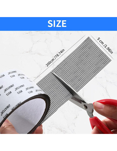 Cinta de Reparación de Pantalla Benksaas 5x200 cm Autoadhesiva