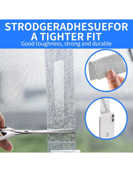 Cinta de Reparación de Pantalla Benksaas 5x200 cm Autoadhesiva