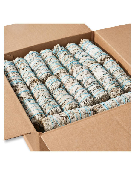 25 Palos de Salvia Blanca 10 cm Blue River Sage - Limpieza Energética