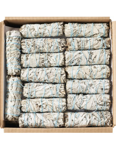 25 Palos de Salvia Blanca 10 cm Blue River Sage - Limpieza Energética 2