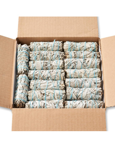 25 Palos de Salvia Blanca 10 cm Blue River Sage - Limpieza Energética