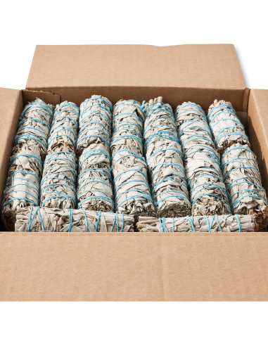 25 Palos de Salvia Blanca 10 cm Blue River Sage - Limpieza Energética