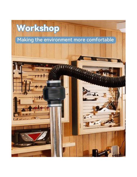 Ventilador de Conducto Inline Artibear 168 CFM 24W Negro