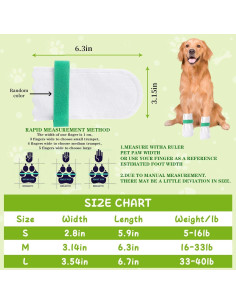 Botas Desechables para Perros AMIPH - Protección de Patas S 2