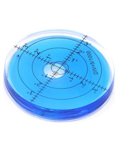 Nivel de Burbuja Chiloskit 66mm Redondo Precisión 30' Azul
