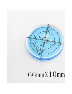 Nivel de Burbuja Chiloskit 66mm Redondo Precisión 30' Azul 2