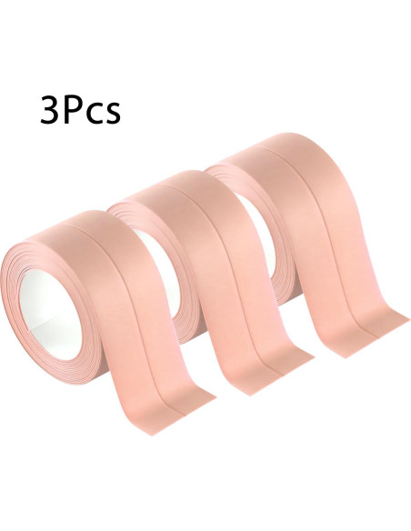 Cinta de Sellado Impermeable Autoadhesiva Boguish Rosa 3 Rollos 3.2m