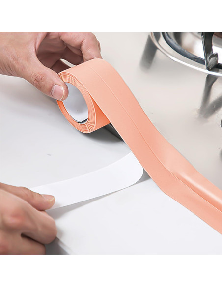 Cinta de Sellado Impermeable Autoadhesiva Boguish Rosa 3 Rollos 3.2m