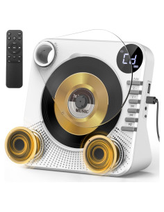 Reproductor de CD Bluetooth Greadio CD86 con altavoces HiFi