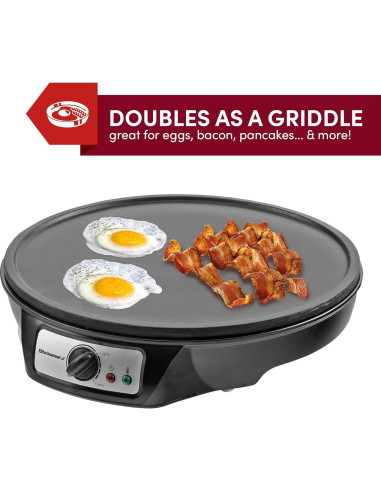 Máquina para Crepes Elite Gourmet ECP-126 30.48 cm Antiadherente