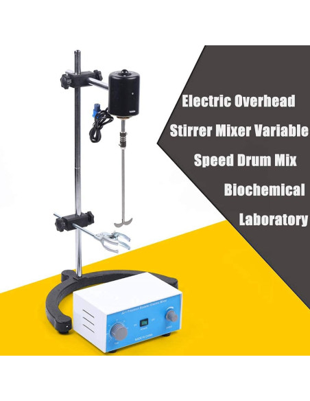 Mezclador Eléctrico de Sobremesa KWHXJ 100W 2800 RPM para Laboratorio