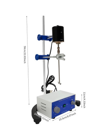 Mezclador Eléctrico de Sobremesa KWHXJ 100W 2800 RPM para Laboratorio