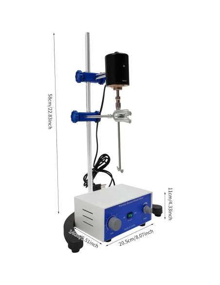 Mezclador Eléctrico de Sobremesa KWHXJ 100W 2800 RPM para Laboratorio