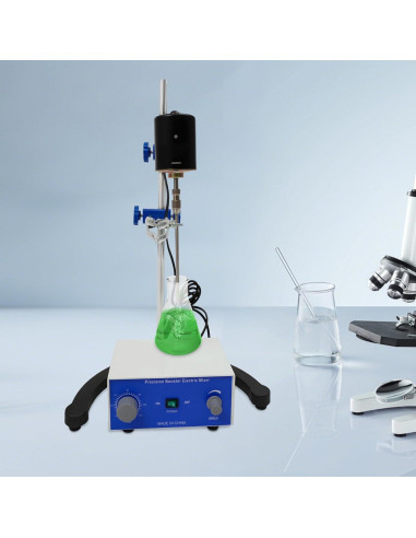 Mezclador Eléctrico de Sobremesa KWHXJ 100W 2800 RPM para Laboratorio