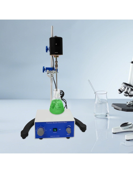 Mezclador Eléctrico de Sobremesa KWHXJ 100W 2800 RPM para Laboratorio